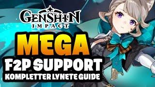 LYNETTE - DER TOP F2P SUPPORT! | BEST BUILD GUIDE in GENSHIN IMPACT 4.0