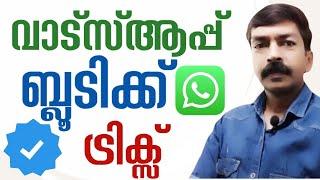 WhatsApp blue tick tricks Malayalam