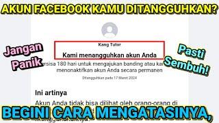 Cara Atasi Akun Facebook Yang Ditangguhkan // Cara Mengembalikan Akun FB Ditangguhkan Terbaru 2024