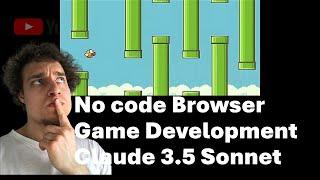 AI Game Development: Create Flappy Bird Clone with No Coding | Claude 3.5 Sonnet Tutorial