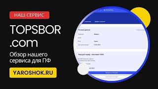 Обзор нашего сервиса для накрутки ПФ - TopSbor.com