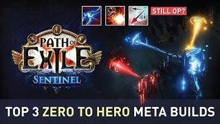 【Top 3 Meta Builds】that DESTROYS the END GAME easily~ (Not league starter) 3.18 Sentinel League