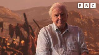 INCREDIBLE dinosaur leg fossil is discovered!   Dinosaurs: The Final Day with Attenborough - BBC