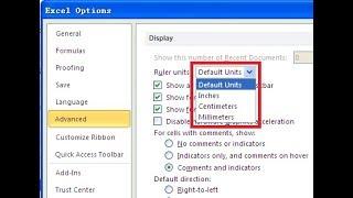 How to change inches to mm in word 2007,2010,2013,2014,2017 | Songkhangluu