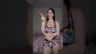 Tiktok no bra challenge   bouncing boobs   big boob's girl #tiktok #shorts #reels #nobra #bigboobs