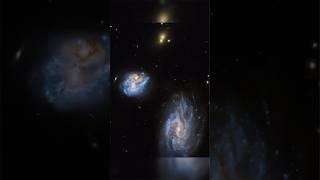 Hubble's New CosmicCollision Images                                 #shorts