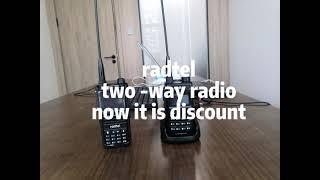 this radtel brand walkie talkie really surprised me!