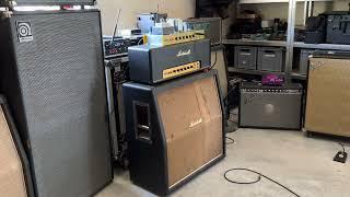 Solodallas SD50x Amplifier head on a 1968 Marshall G12M25 Cabinet