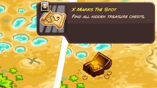 X Marks the Spot - Find All Hidden Treasure Chests | Kingdom Rush Vengeance Pirate Kings Achievement