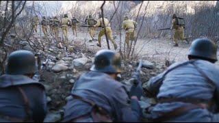 Anti-Japanese Movie! National Army encounter Japs,executing an ambush from behind to annihilate Japs