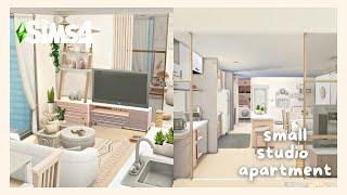 Small Studio Apartment | 1310 21 Chic Street  | Stop Motion Build | The Sims 4 | No CC