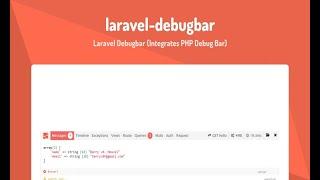 Integrating Debugbar to Laravel Application