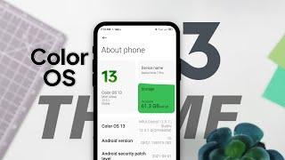 Miui 12.5/Miui 13 Theme - Color Os 13 Theme For Miui | Color Os Settings,Icon & Lockscreen