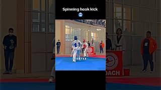 Taekwondo kicks  - Brutal Hook Kicks Destroy Opponents  #shorts #taekwondo #kicks #fight #status