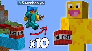 HICE el TNT JUMP EXTREMO x10 en BEDWARS!! - MInecraft Bedwars.