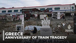 Greece train crash: Greeks seek justice for victims of Tempe