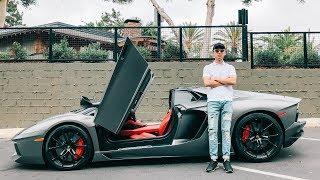 第一次开敞篷大牛出门炸街！CRAZY LOUD Lamborghini Aventador Roadster！