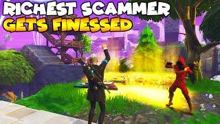 Shop Keeper Finesses Richest Scammer!  (Scammer Gets Scammed) Fortnite Save The World