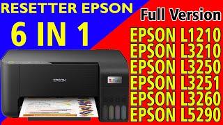 Resetter Epson L1210 L3210 L3250 L3251 L3260 L5290 Full Version