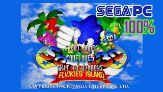 Sonic 3D Flickies' Island (PC Windows) Longplay 100% HIGH QUALITY !!!