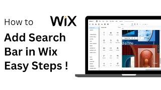 How To Add Search Bar In Wix - Full Guide !