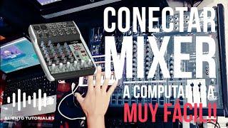 Conectar una Mixer a una Computadora para Transmitir en Vivo o Grabar Audio