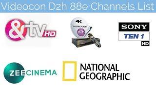 Videocon D2h 88e Channels List