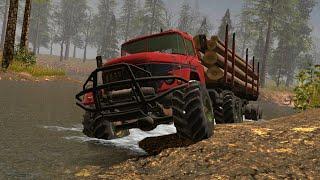 RTHD NEW VERSI 11.7  game play  Zil 6x6 Map forest test drive