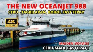 Cebu to Tagbilaran, Bohol Fast Ferry | The New Oceanjet 988 Maiden Voyage