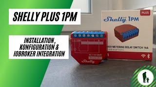 Shelly Plus 1PM - Installation, Konfiguration und ioBroker Integration