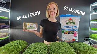 Organic SOIL with TAP WATER or COCOCOIR with NUTRIENT WATER!? - Microgreens Grow