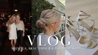 VLOG | Mein JGA, Brautfrisur & Hochzeitsschuhe | theglazedblonde