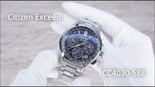 Обзор полноценного конкурента Seiko Astron в Титане - Citizen Exceed CC4030-58E