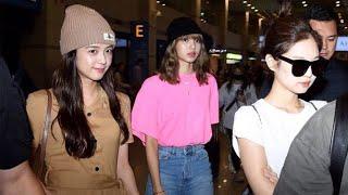 BLACKPINK at MACAU Airport Heading Back  to KOREA ( Where is Rosie? )