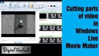 Windows Movie Maker Made Easy - Cutting parts out of your video