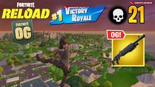 Fortnite Reload | High Kill Solo vs Duos OG Gameplay (Keyboard & Mouse)