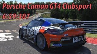 Porsche Cayman GT4 Clubsport - Nordschleife World Record 6:59:307 - Assetto Corsa