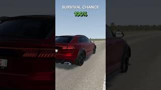 Would You Survive a Side Impact Crash From a Cargo van ? - BEAMNG DRIVE