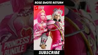 Rose emote return 2023  | Confirm date | #shorts