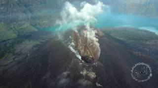 Mount Rinjani Volcano, Lombok, Indonesia (4k DJI Mavic Pro)