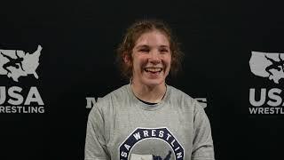 Taylor Whiting (WI) | Junior National Champion at 110 pounds | Women’s Freestyle Fargo 2024