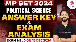 MP SET Political Science Answer Key 2024 | MP SET Political Science Paper Analysis By Pradyumn Sir