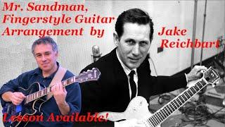 Mr. Sandman - Chet Atkins - fingerstyle guitar - Jake Reichbart - lesson available