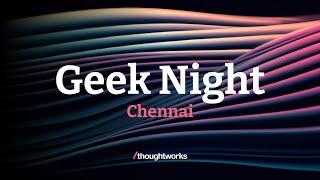 LLM's from 1930 to 2025 | Aravind Chandra Sekaran | GeekNight