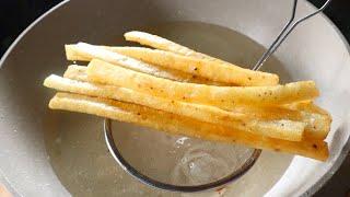 Kentang Goreng Terpanjang! Crispy French Fries Potato Stick! | BASICKELI