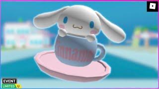 [EVENT] How To Get The FREE “Cinnamoroll Tea Cup Hat” | ROBLOX - My Hello Kitty Cafe ^^