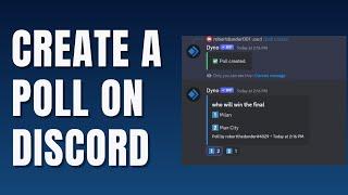 How To Make a Poll on Discord