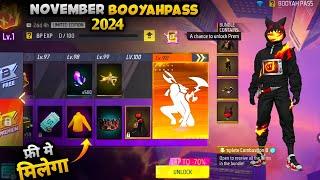 November Booyahpass Free Fire || Ff Next Booyahpass || Free Fire Next Booyahpass Full Review