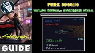 Free Missable Iconic Widow Maker Precision Rifle in Cyberpunk 2077 Weapon Locations #4 - ACT 2