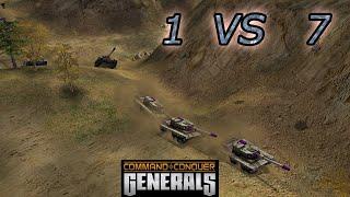 [C&C Generals] 1vs7 - China vs7 Brutals